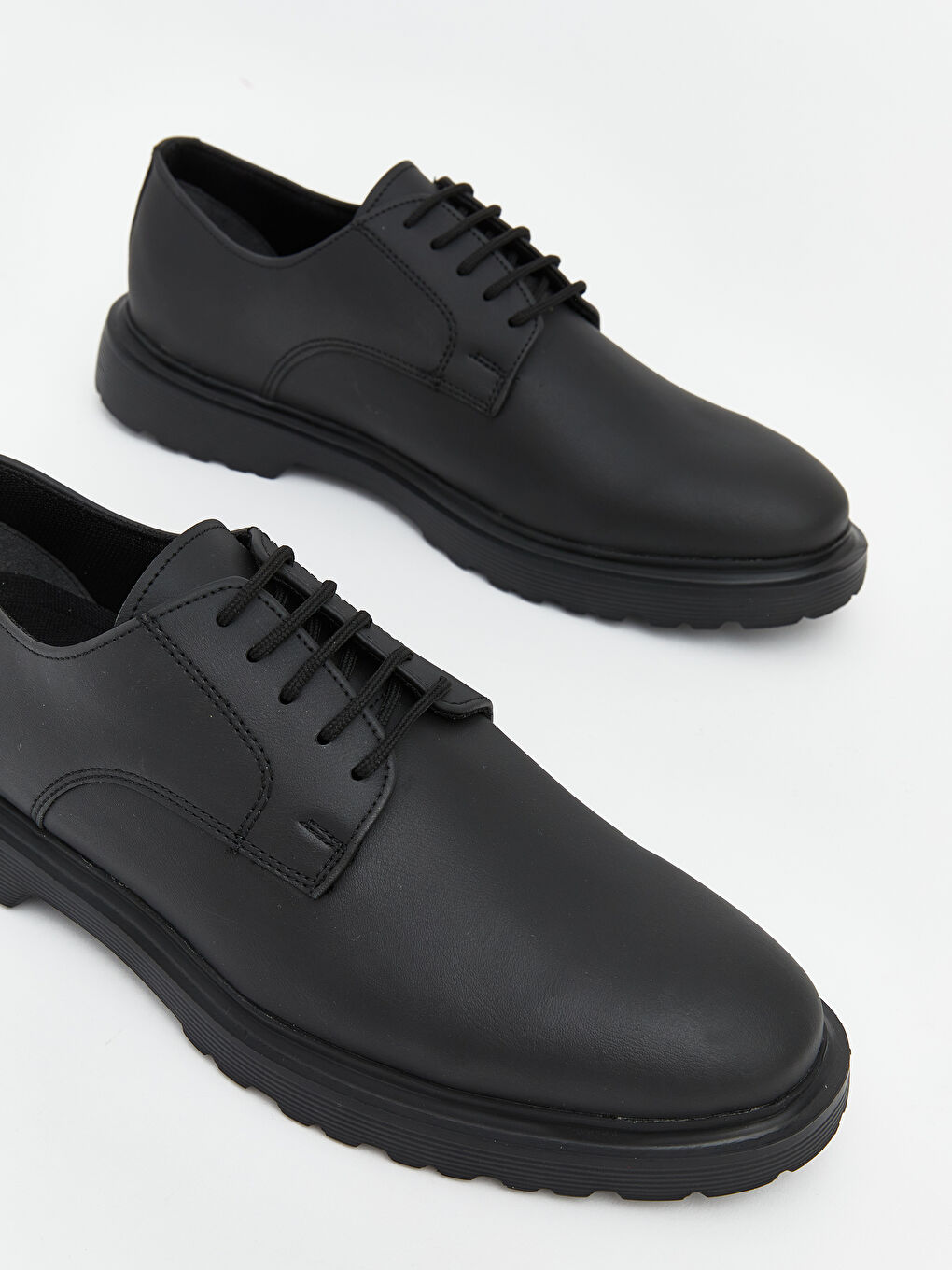 Siyah Bağcıklı Erkek Klasik Ayakkabı-2