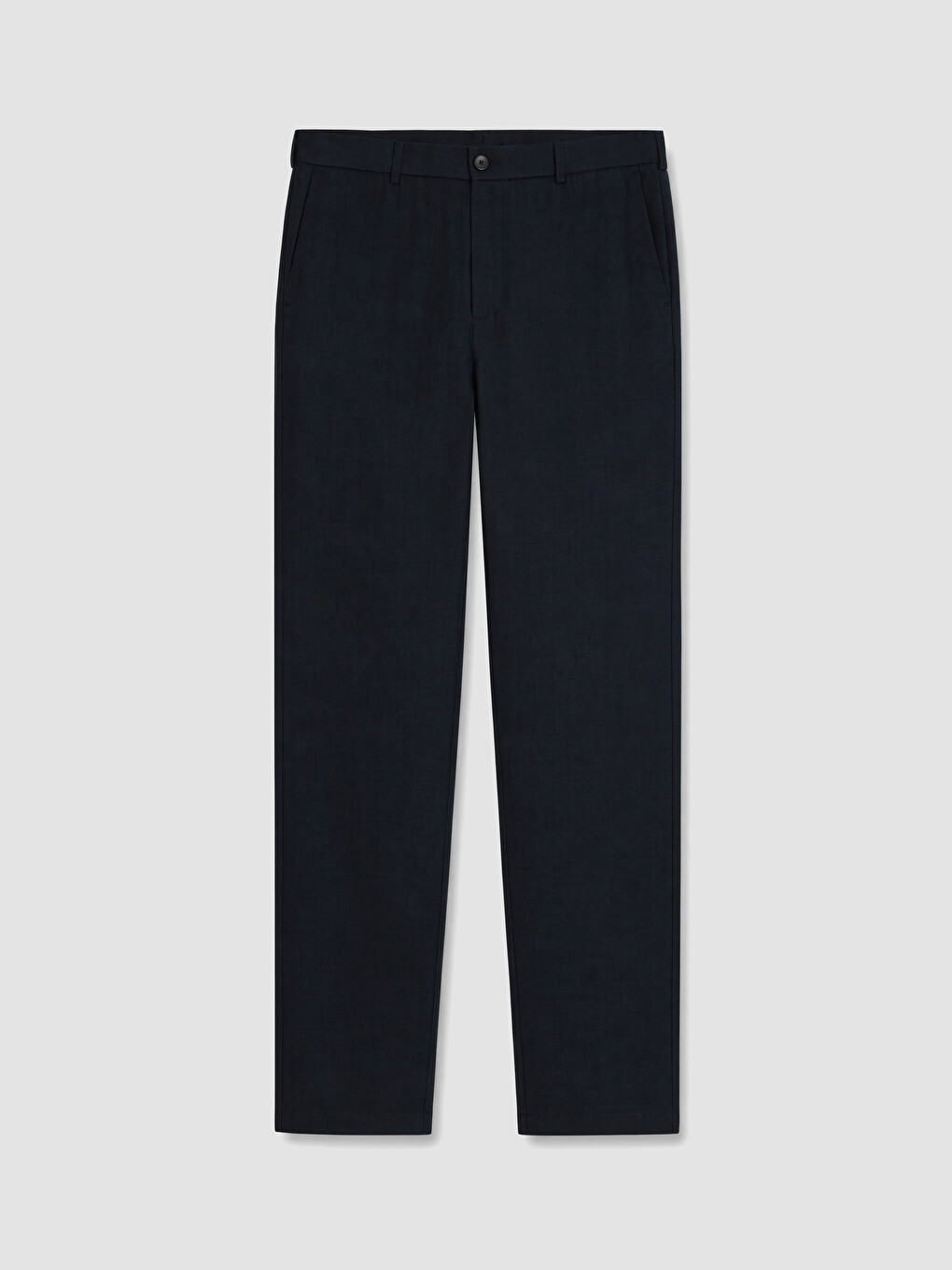Lacivert Regular Fit Dokulu Erkek Pantolon-4