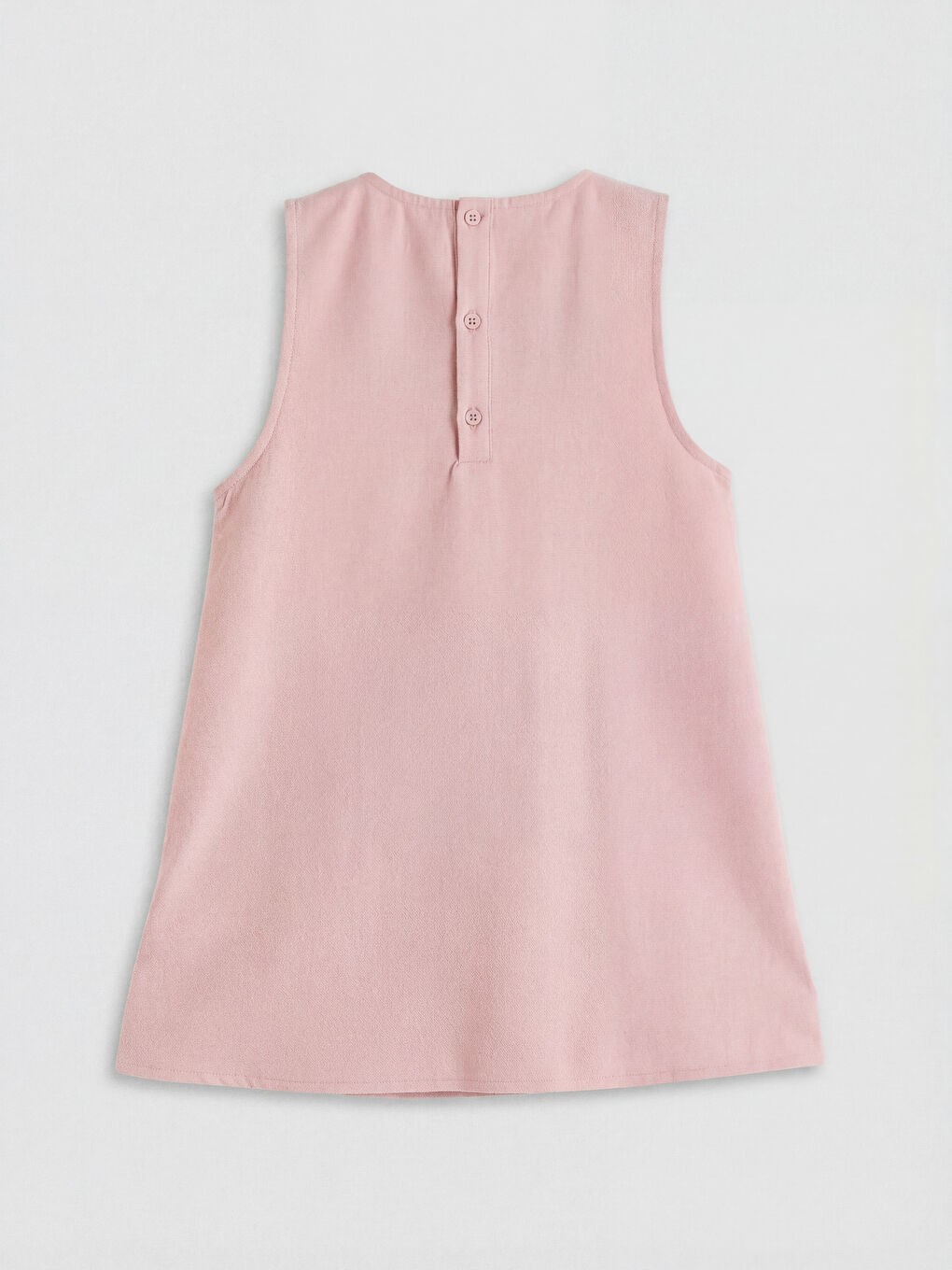 Pembe Bisiklet Yaka Fiyonk Detaylı Kız Çocuk Elbise Takımı-2