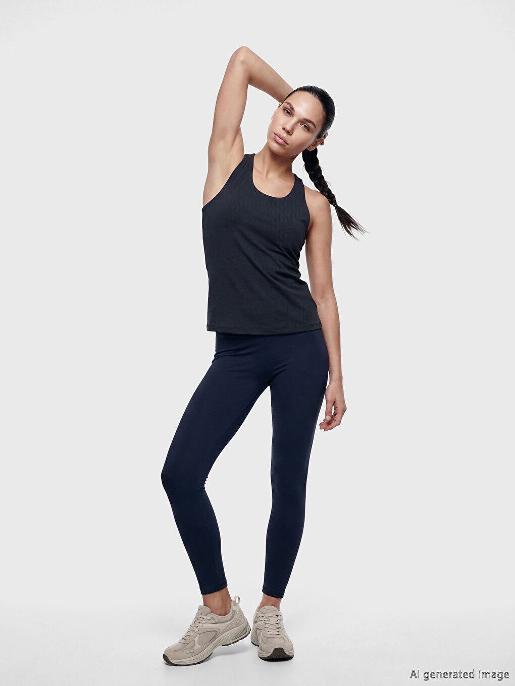 U Neck Women's Athletic Tank Top-1