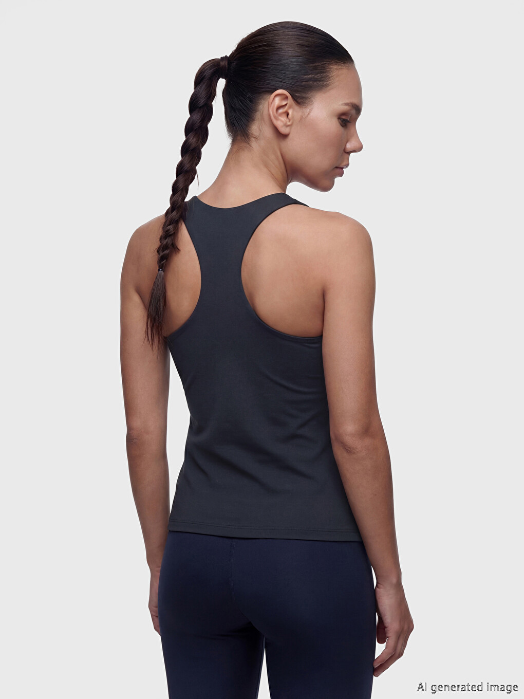 U Neck Women's Athletic Tank Top-3