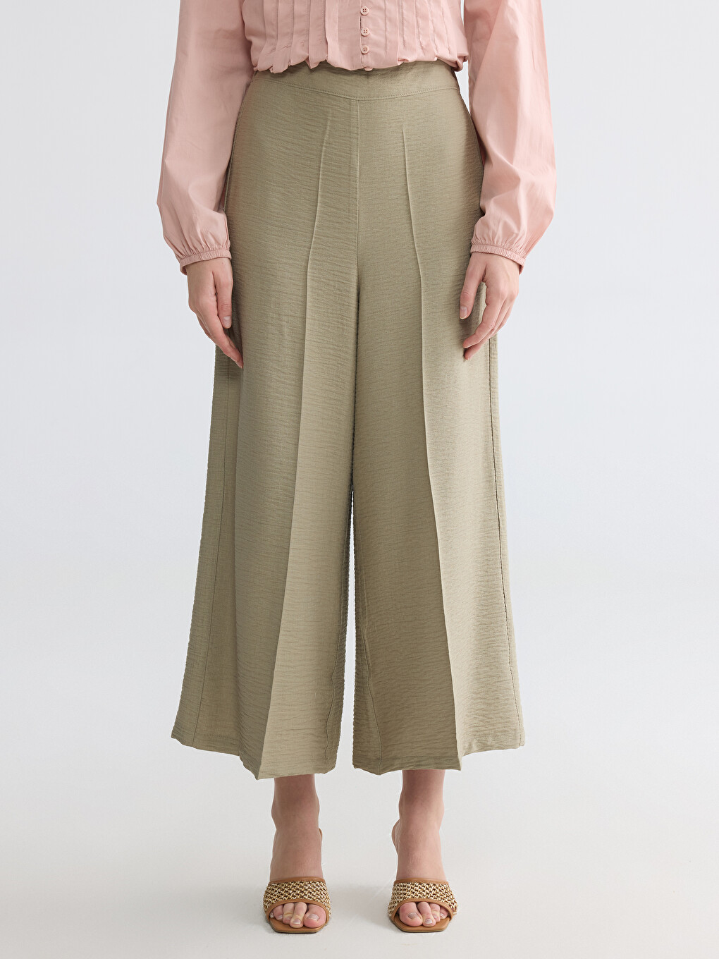 Pantalone Sa Elastičnim Strukom Za Žene-1