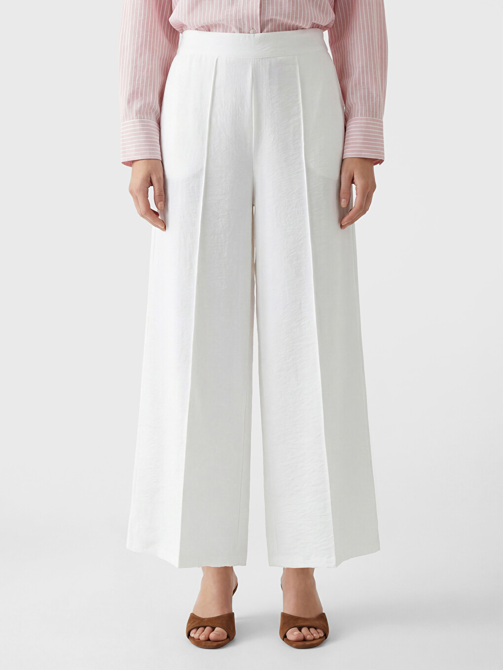 Damenhose mit elastischem Bund-1