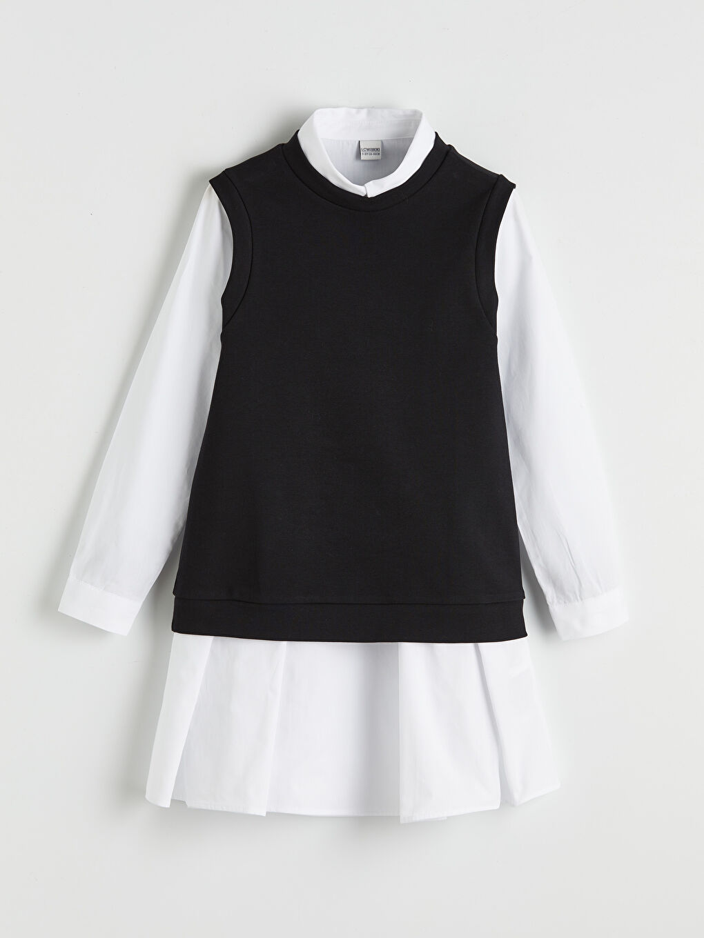 Beyaz Kız Çocuk Elbise ve Atlet