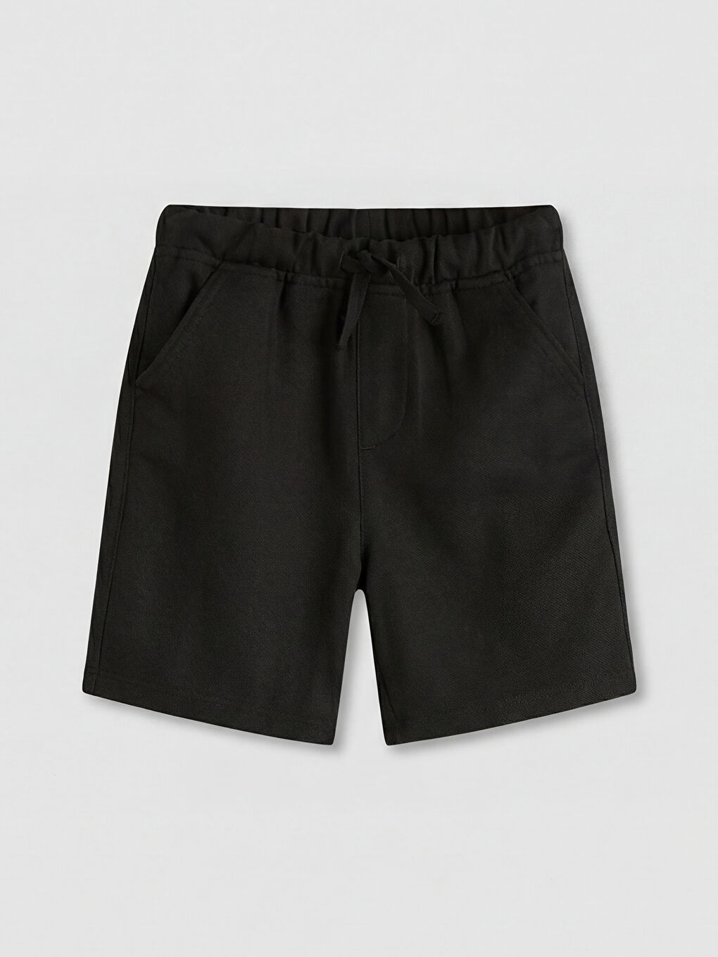 Siyah Regular Fit Erkek Çocuk Şort
