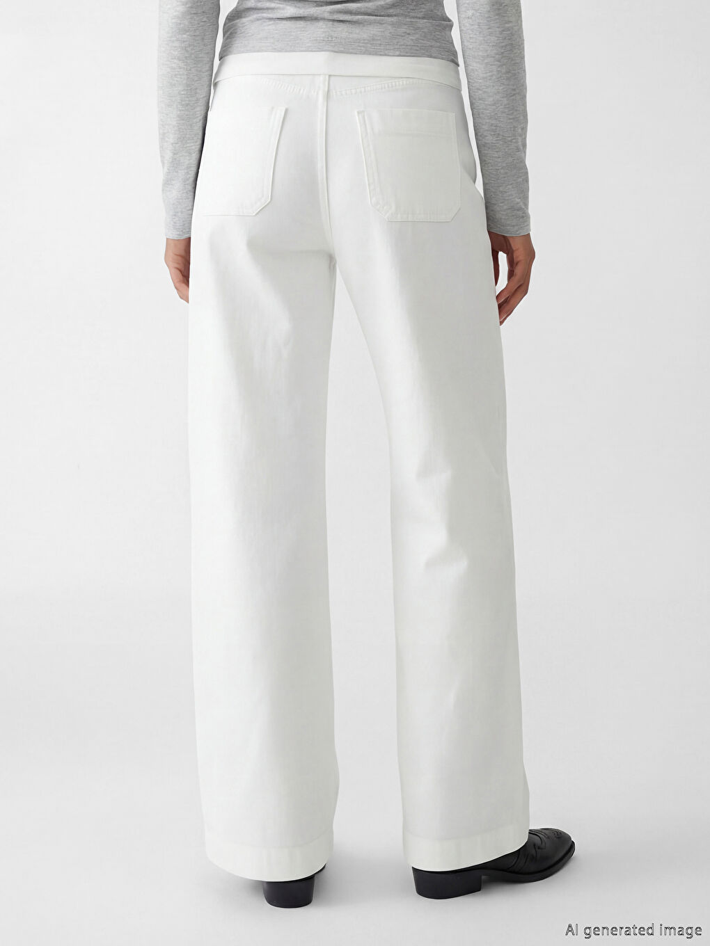 Жена Бяло Дънки-1