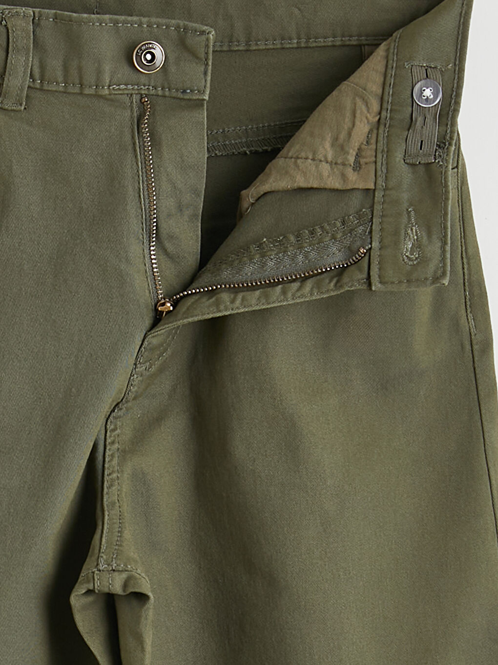 Regular Fit Boys' Gabardine Trousers-2