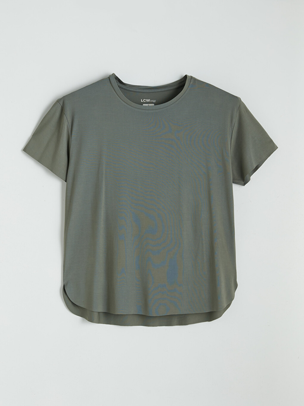 Woman Khaki Sports T-Shirt-4