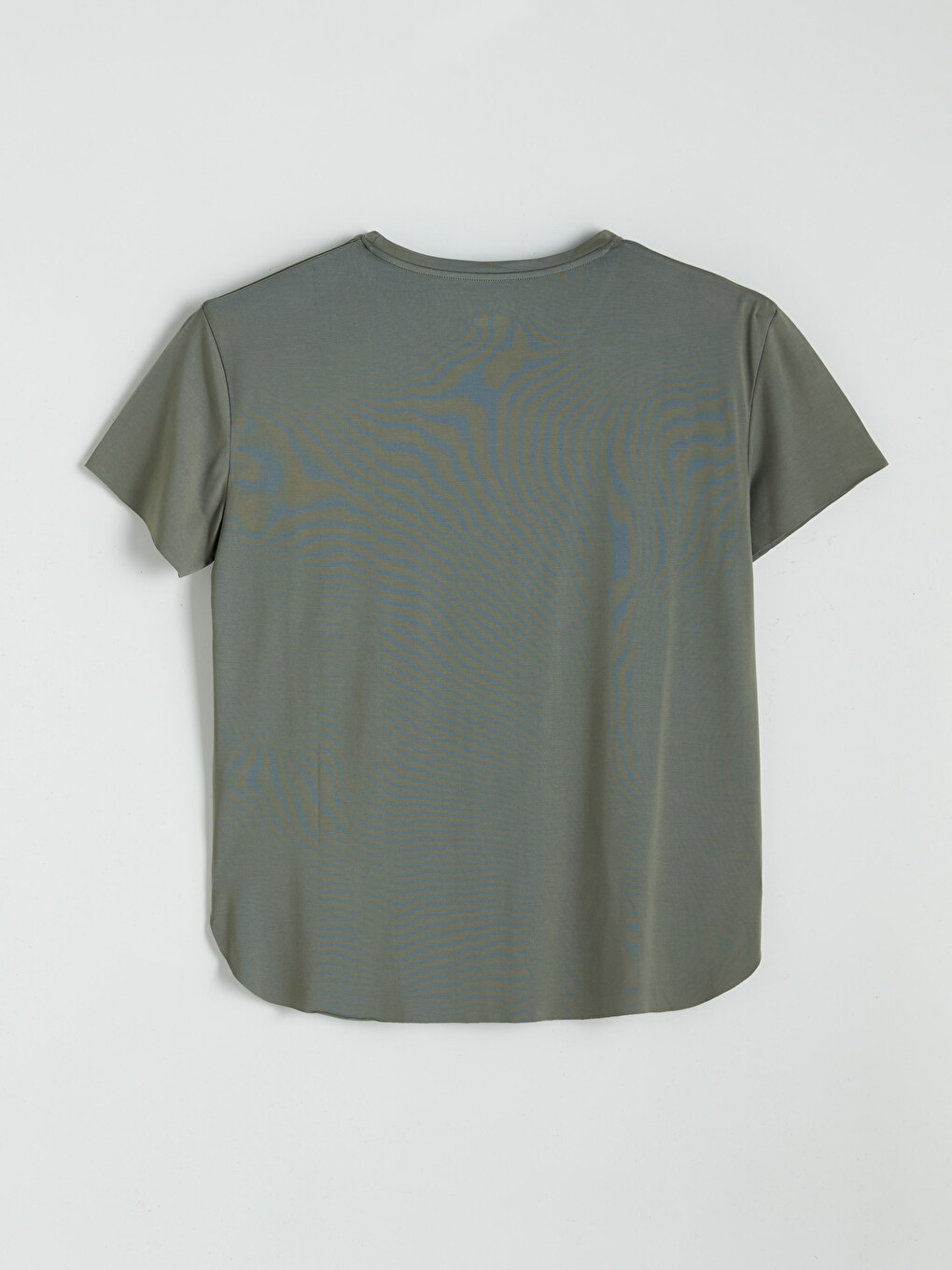Woman Khaki Sports T-Shirt-5