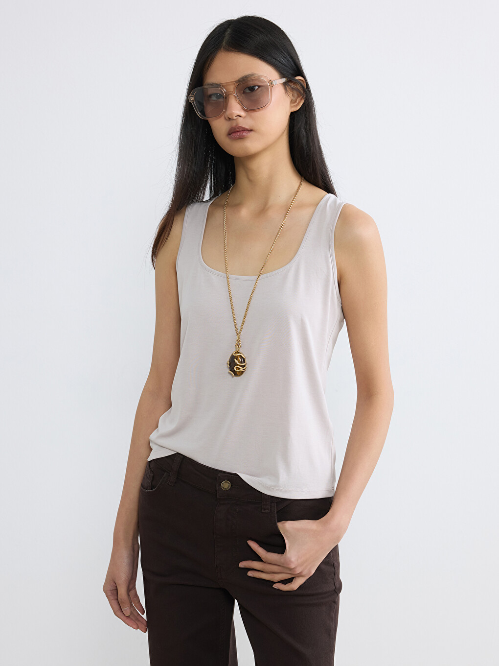 U Neck Women's Tank Top