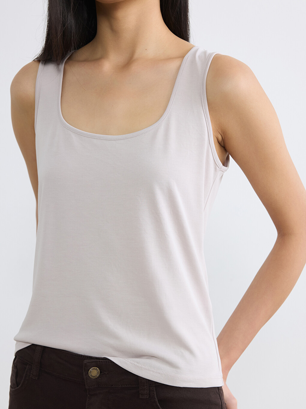 U Neck Women's Tank Top-2