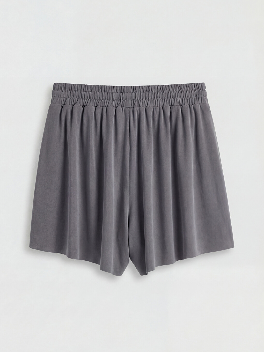Elastic Waist Pleated Women's Shorts-4