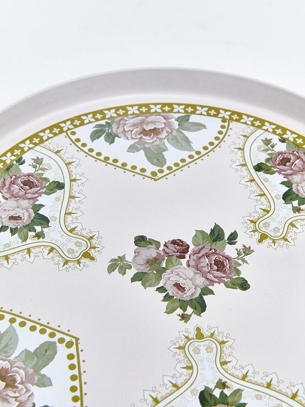 Karışık Baskılı Metal Tepsi 35 cm-3