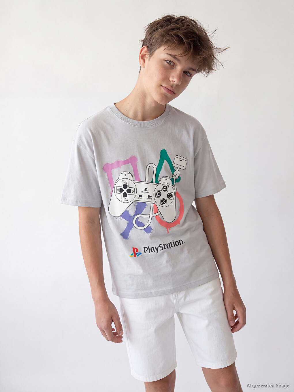 Playstation Printed Boys' T-shirt