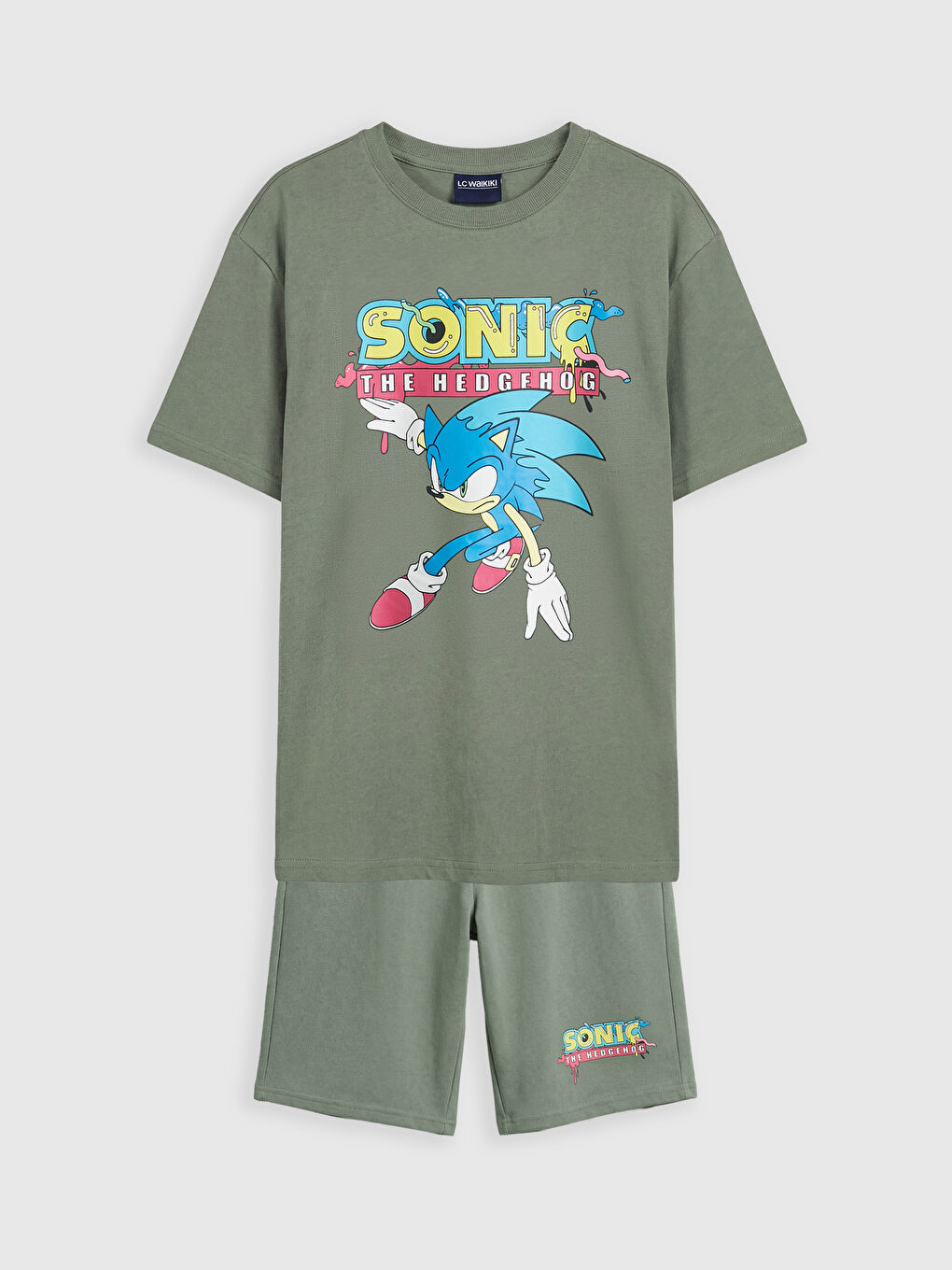 Sonic Baskılı Erkek Çocuk Pijama Takımı