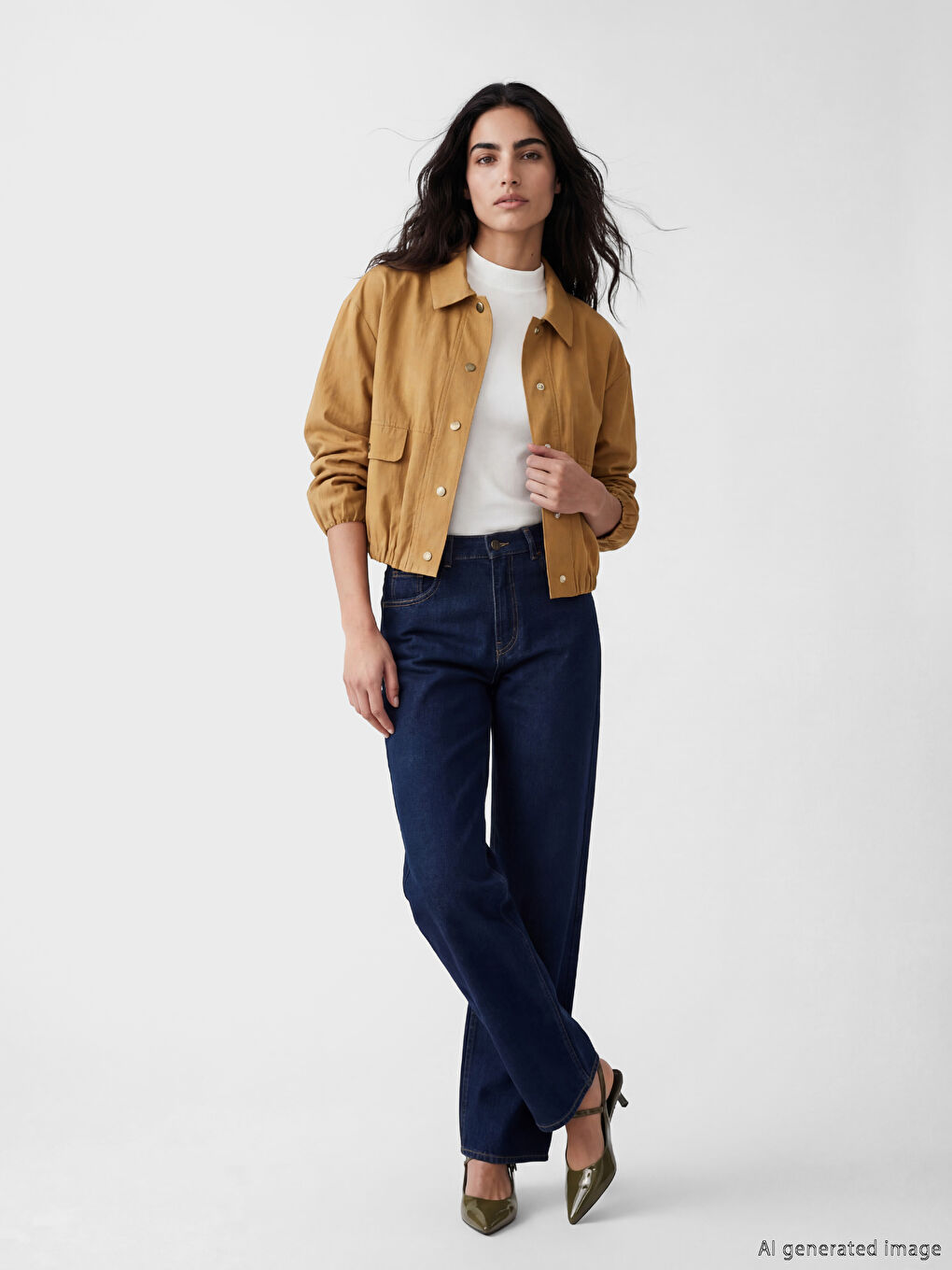Oversize Women's Shirt Jacket-1