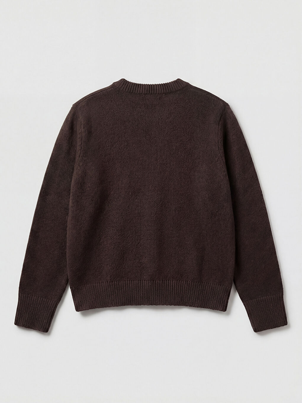 سترة تريكو نسائية بياقة دائرية-1