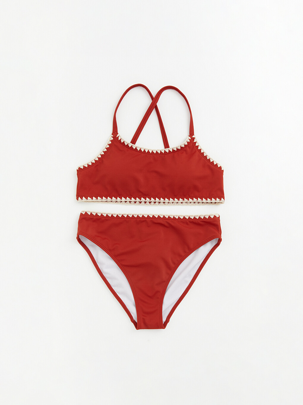 Girl Orange Bikini Set