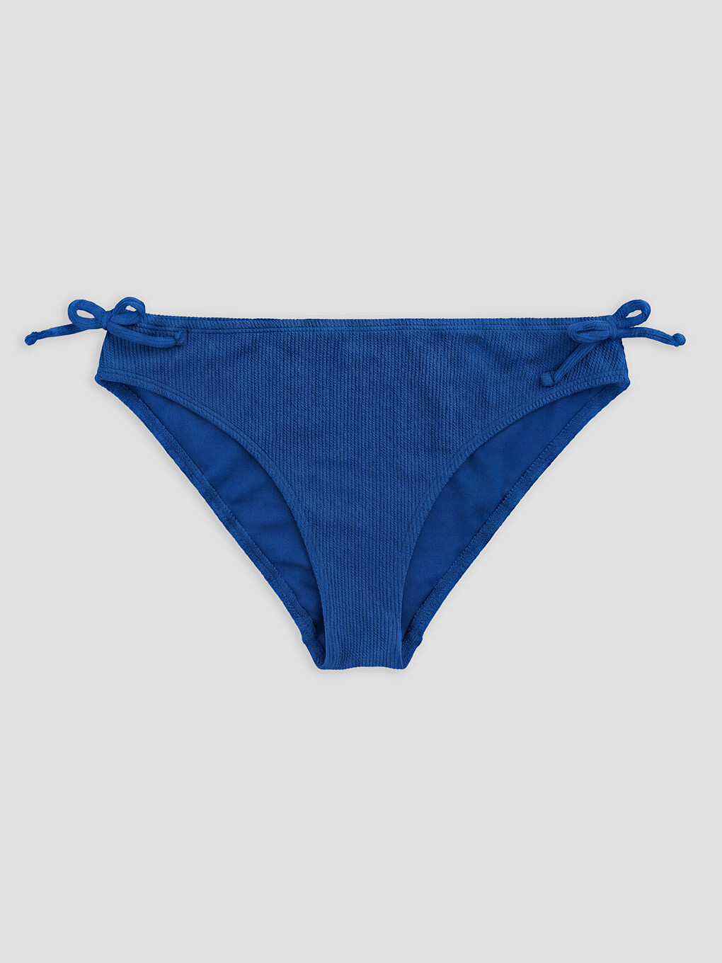 Mavi Boncuk Detaylı Fitilli Kız Çocuk Bikini-3