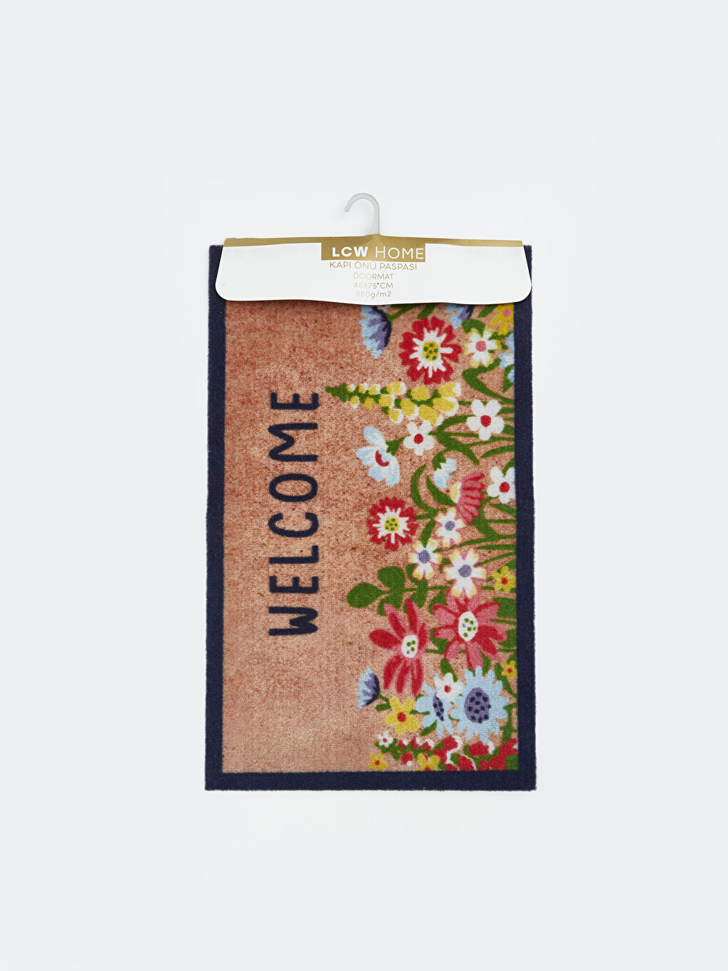 Floral Print Doormat 45x75 cm-1