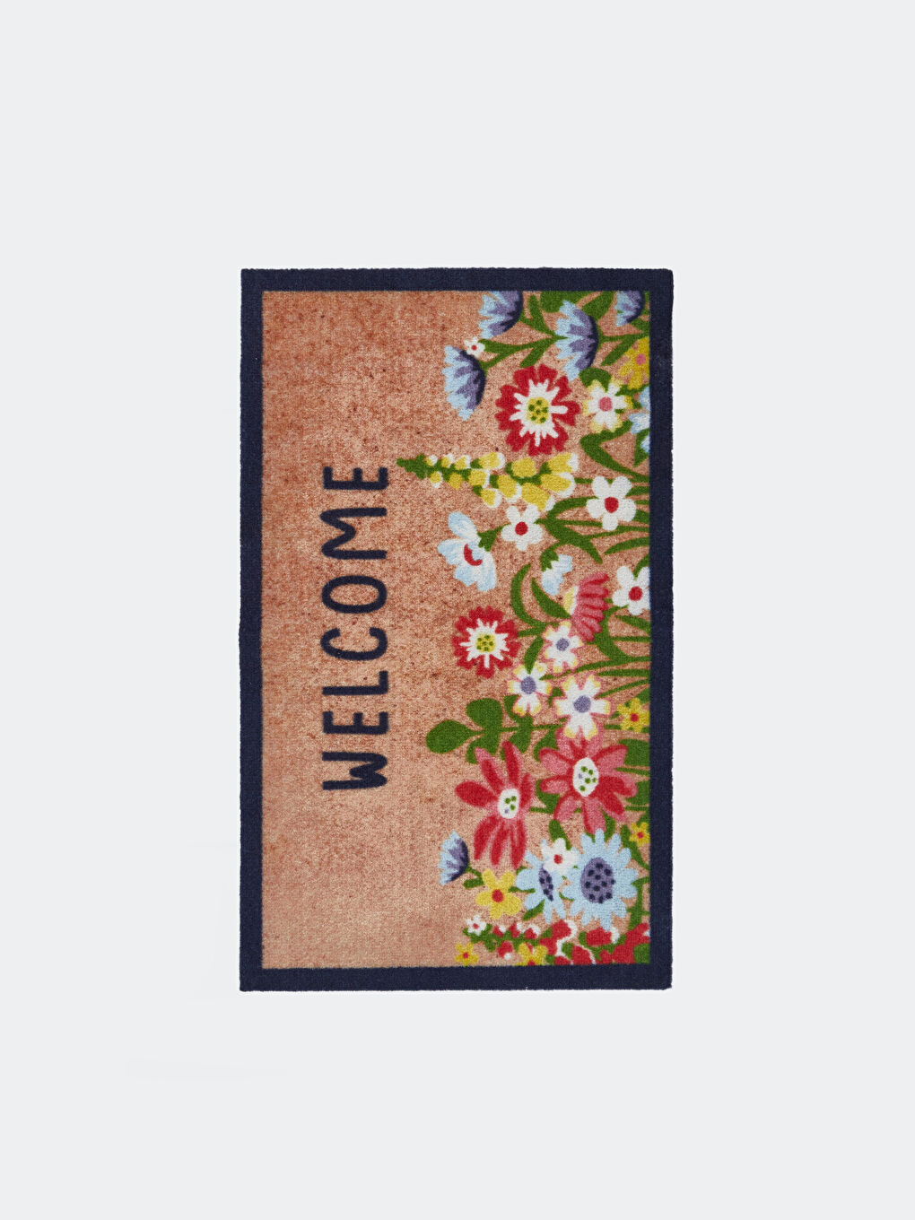 Floral Print Doormat 45x75 cm-2