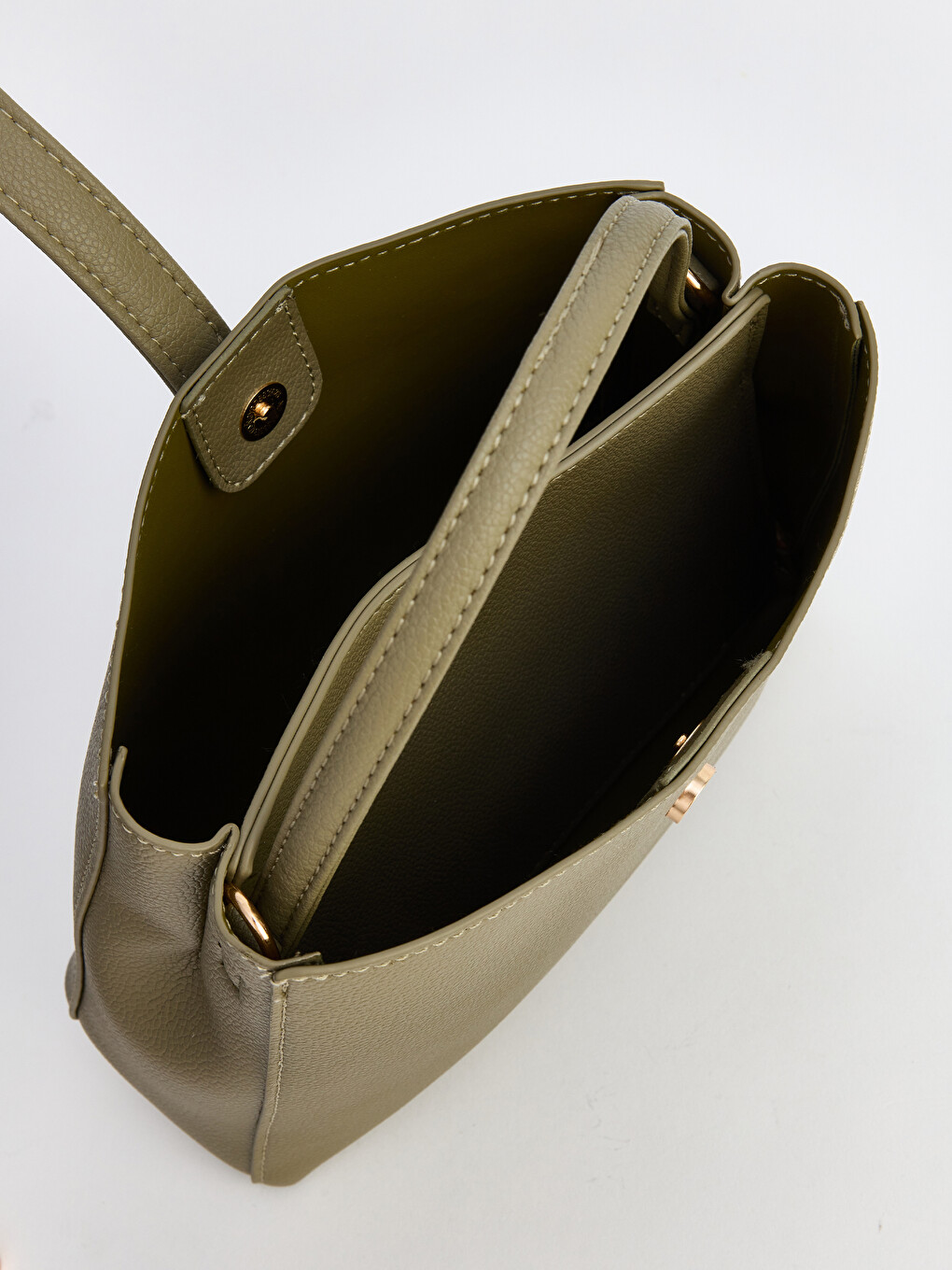 Leather Look Women's Shoulder Bag-3