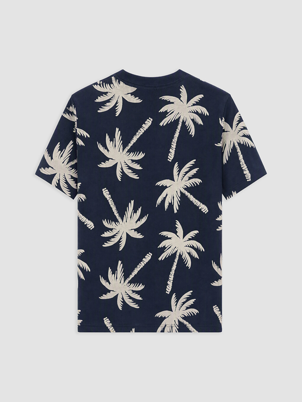 Crew Neck Patterned Boys' T-shirt-1