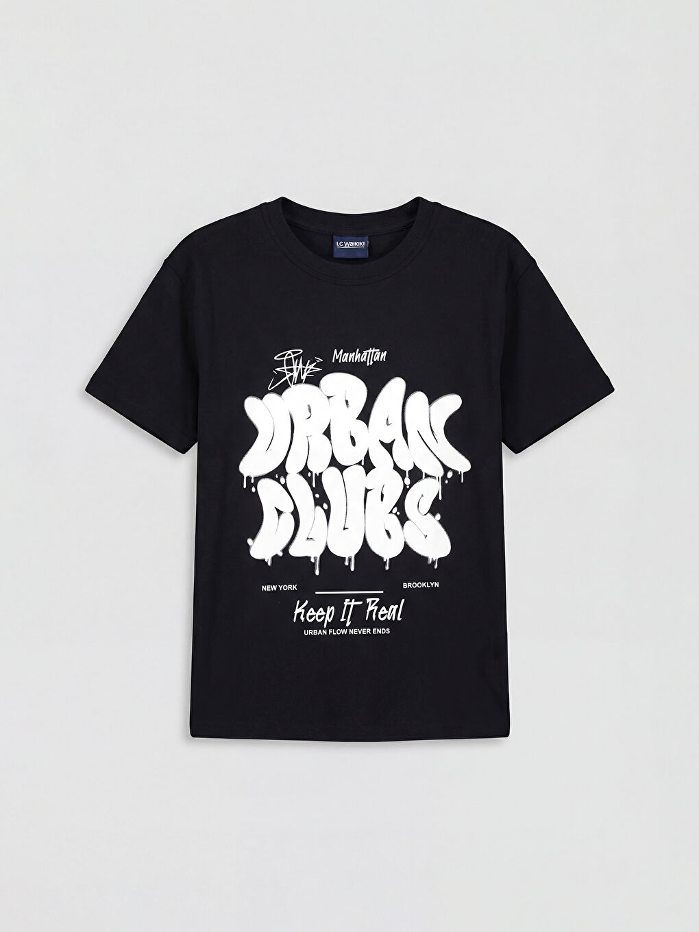 T-shirt garçon à slogan imprimé