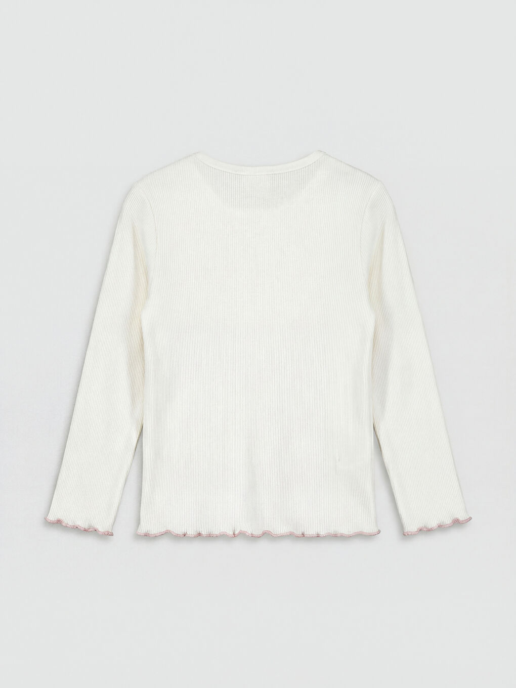 Bow Detailed Stone Embellished Girls' Short Dungarees and T-shirt-3