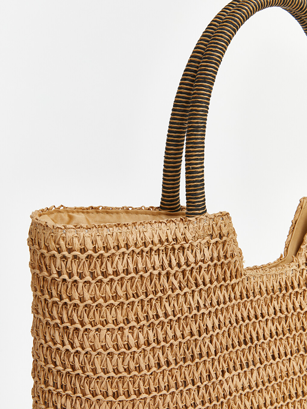 Women's Rattan Beach Bag-2