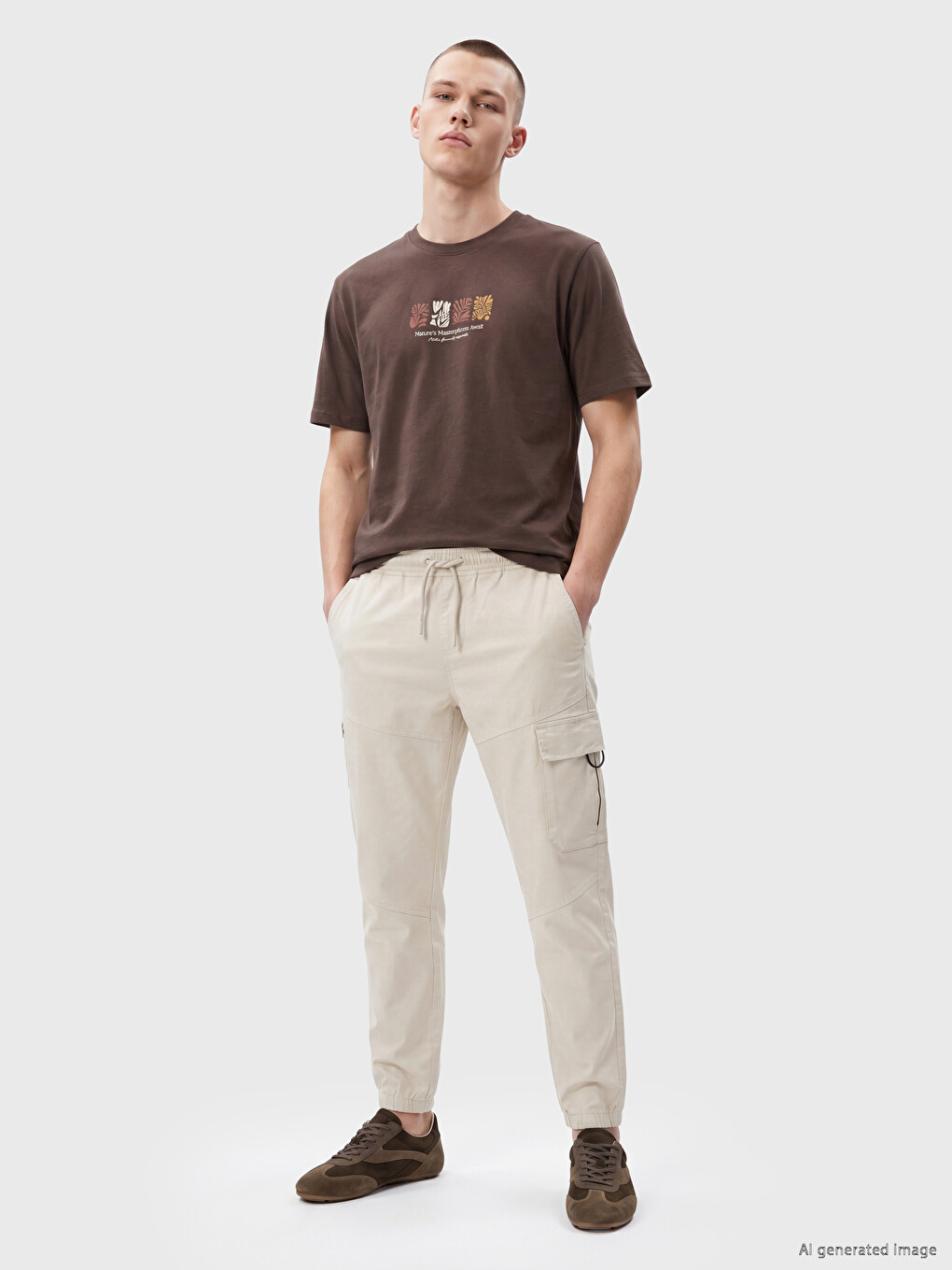 Pantalon Beige Homme