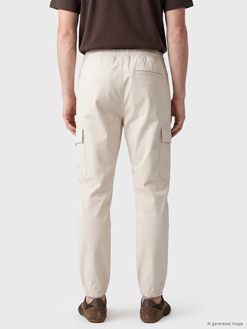 Pantalon Beige Homme-3