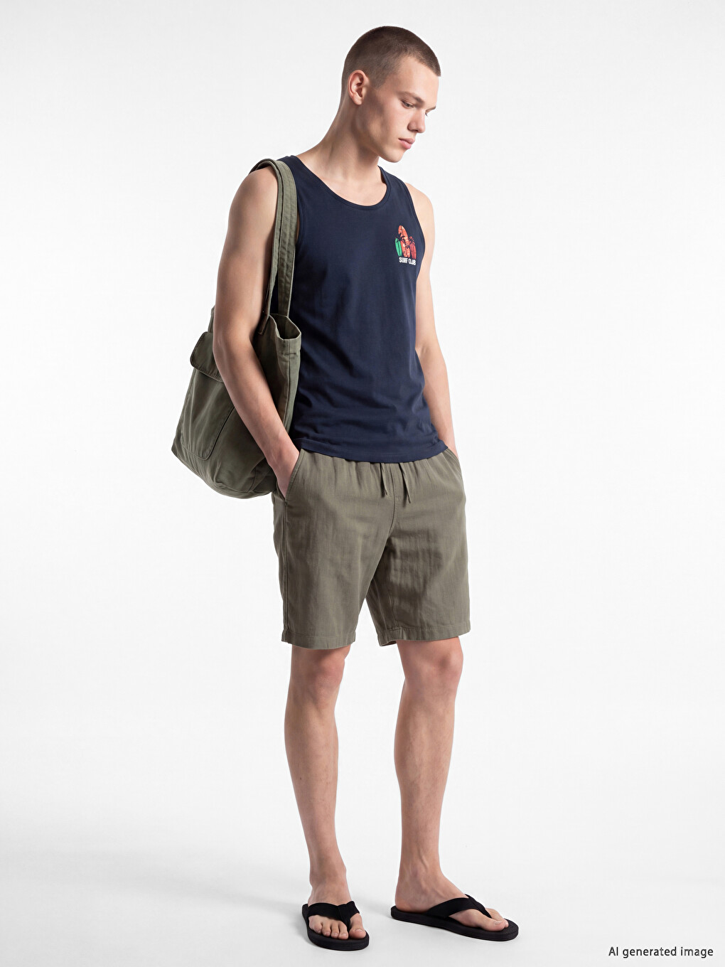 Relax Fit Crinkle Men's Shorts-1