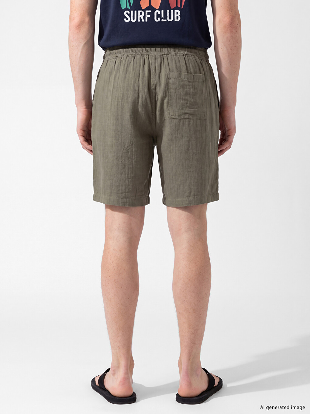 Relax Fit Crinkle Men's Shorts-3