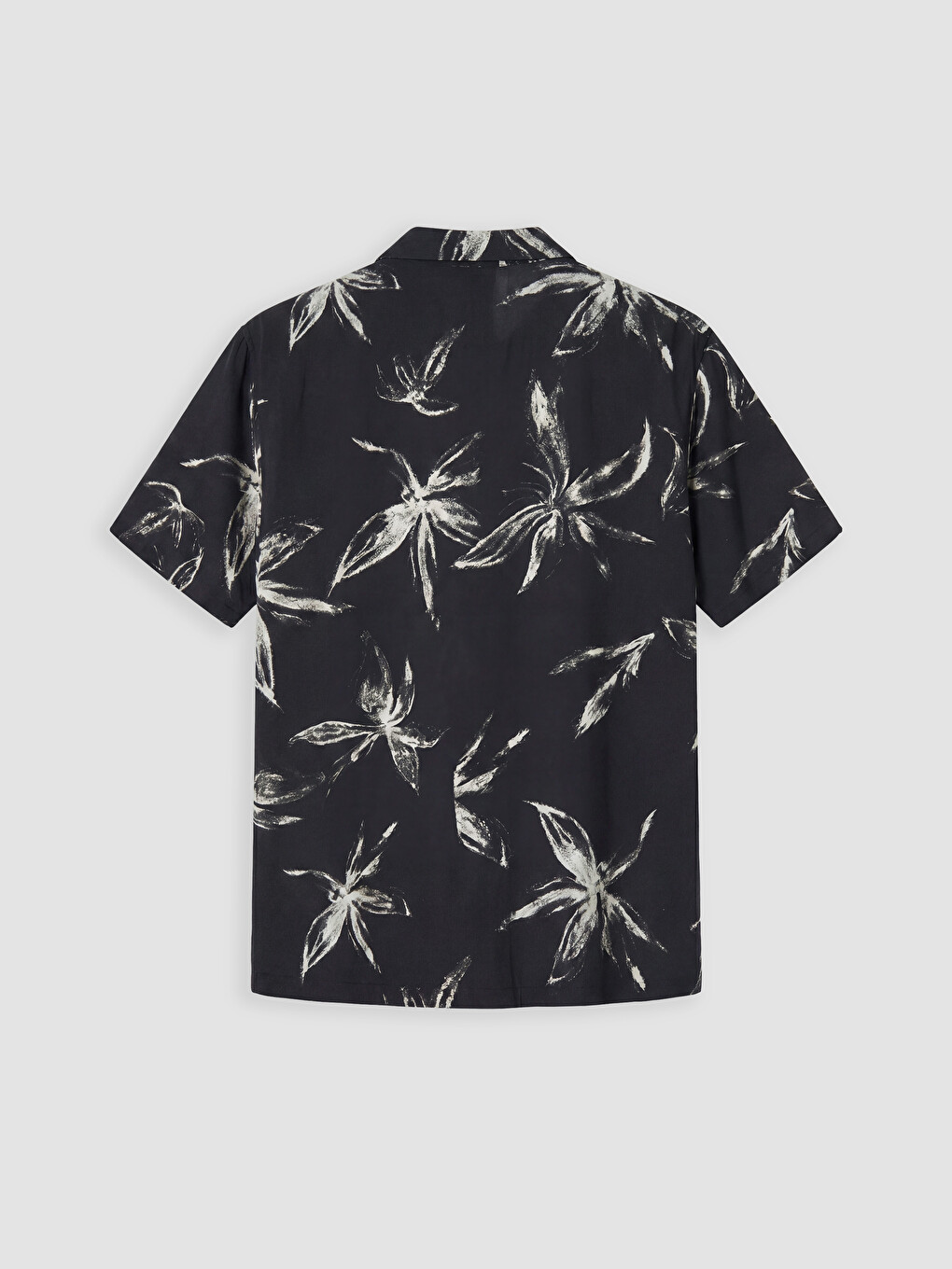 Regular Fit Patterned Viscose Men's Shirt-5