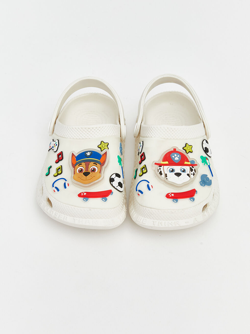 Beyaz Paw Patrol Baskılı Erkek Bebek Sandalet-2