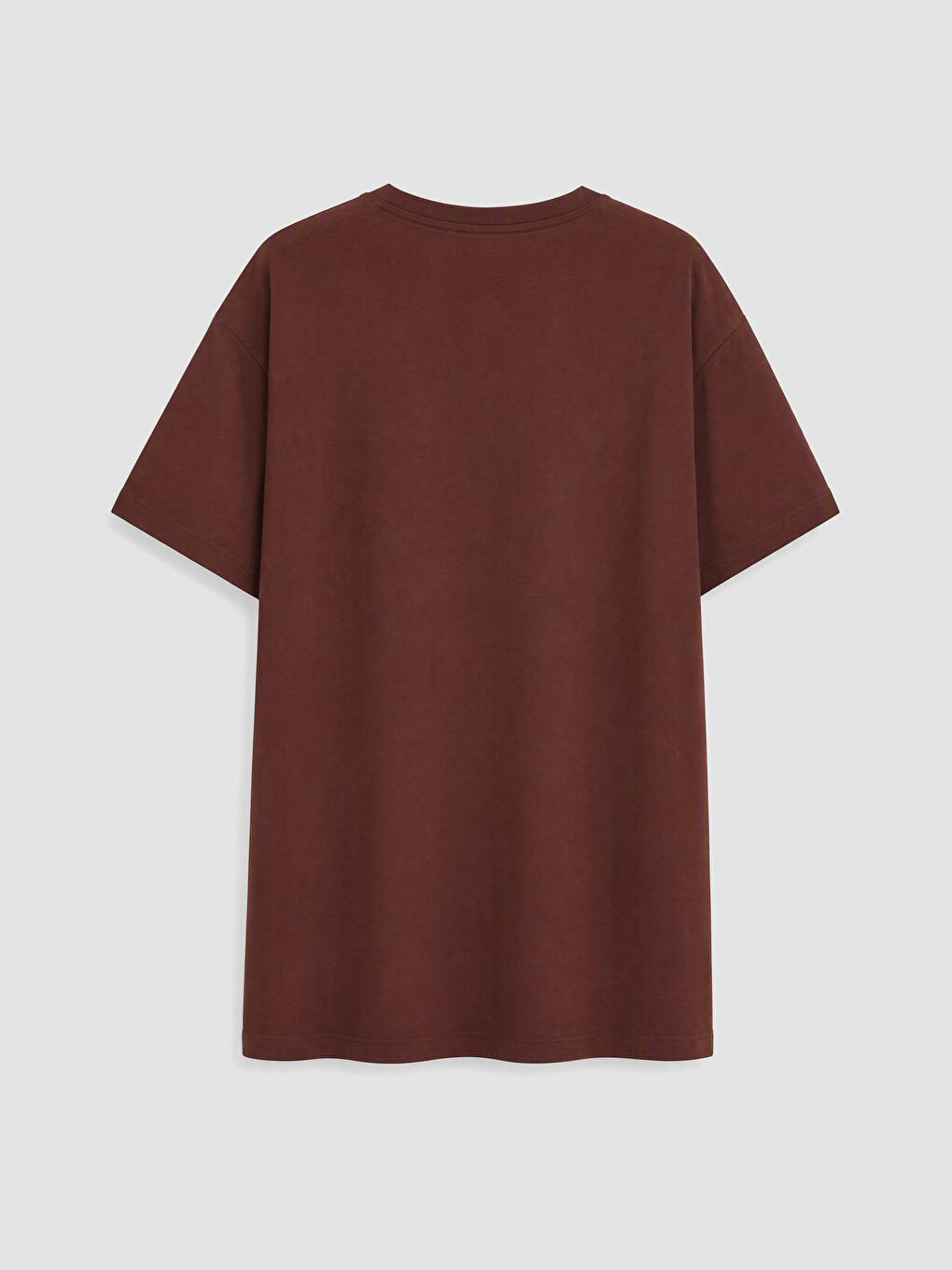 Crew Neck Printed Women's Nightdress-6