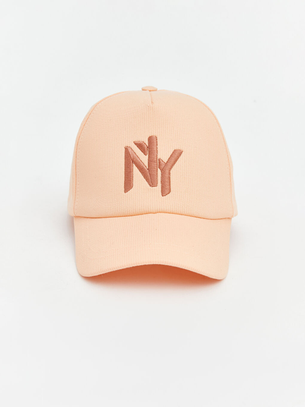 Pembe NY Nakışlı Kız Çocuk Kep Şapka