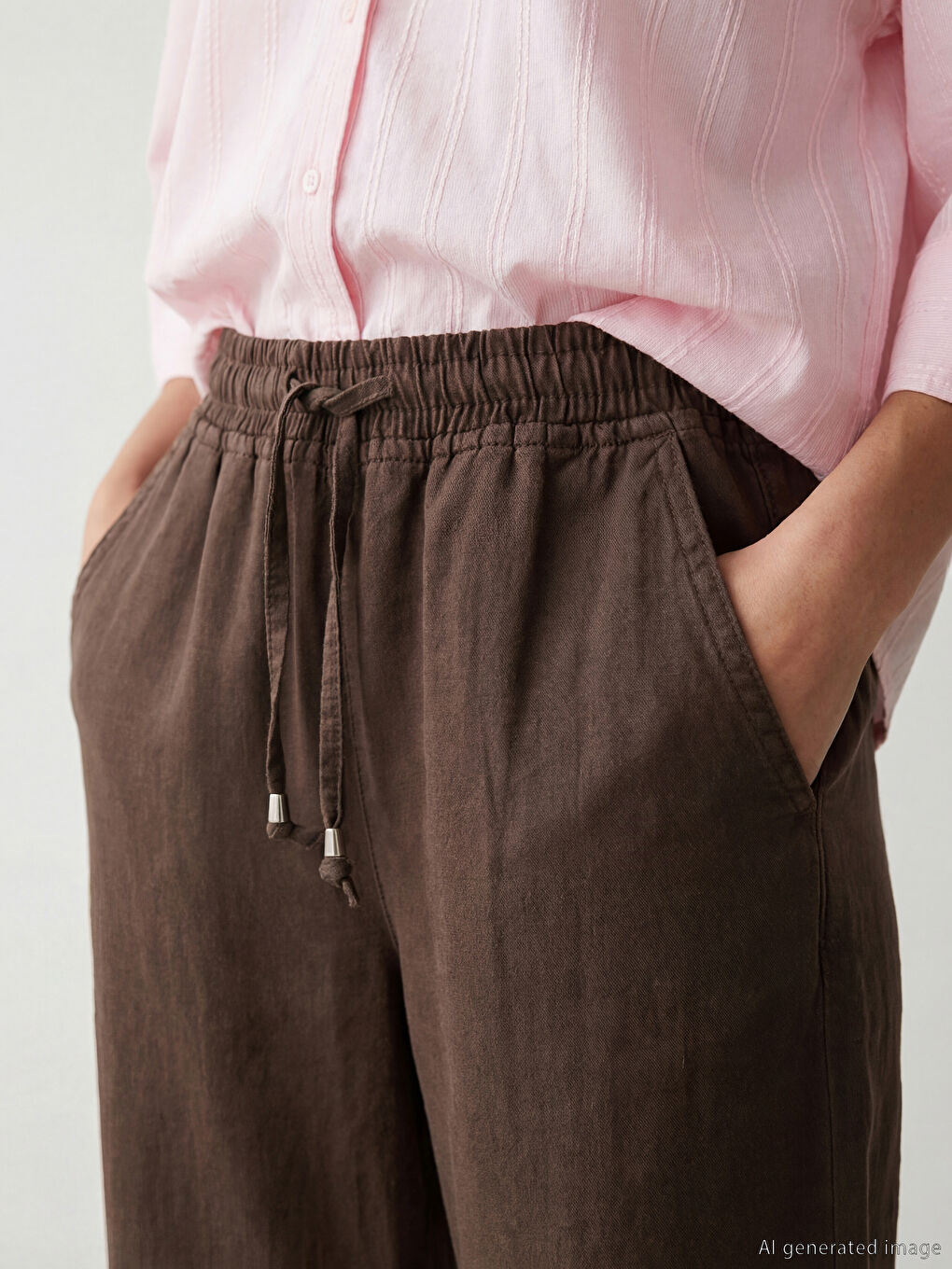 Elastic Waist Balloon Fit Women's Jeans-2