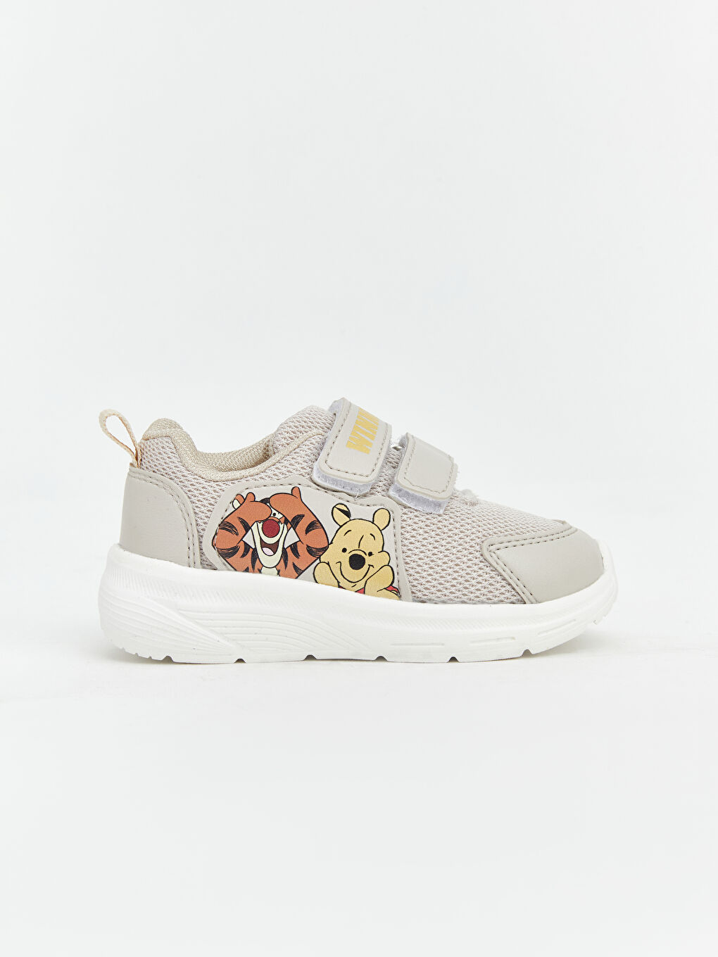 Bej Winnie the Pooh Baskılı Erkek Bebek Spor Ayakkabı-2