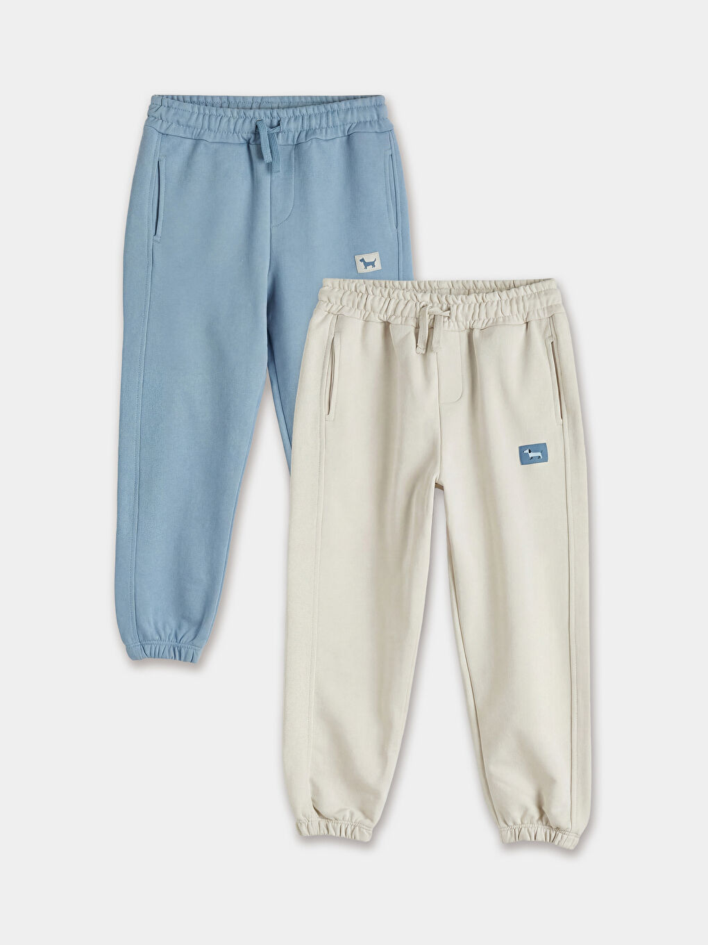 Gri Erkek Çocuk Jogger Eşofman Altı 2'li