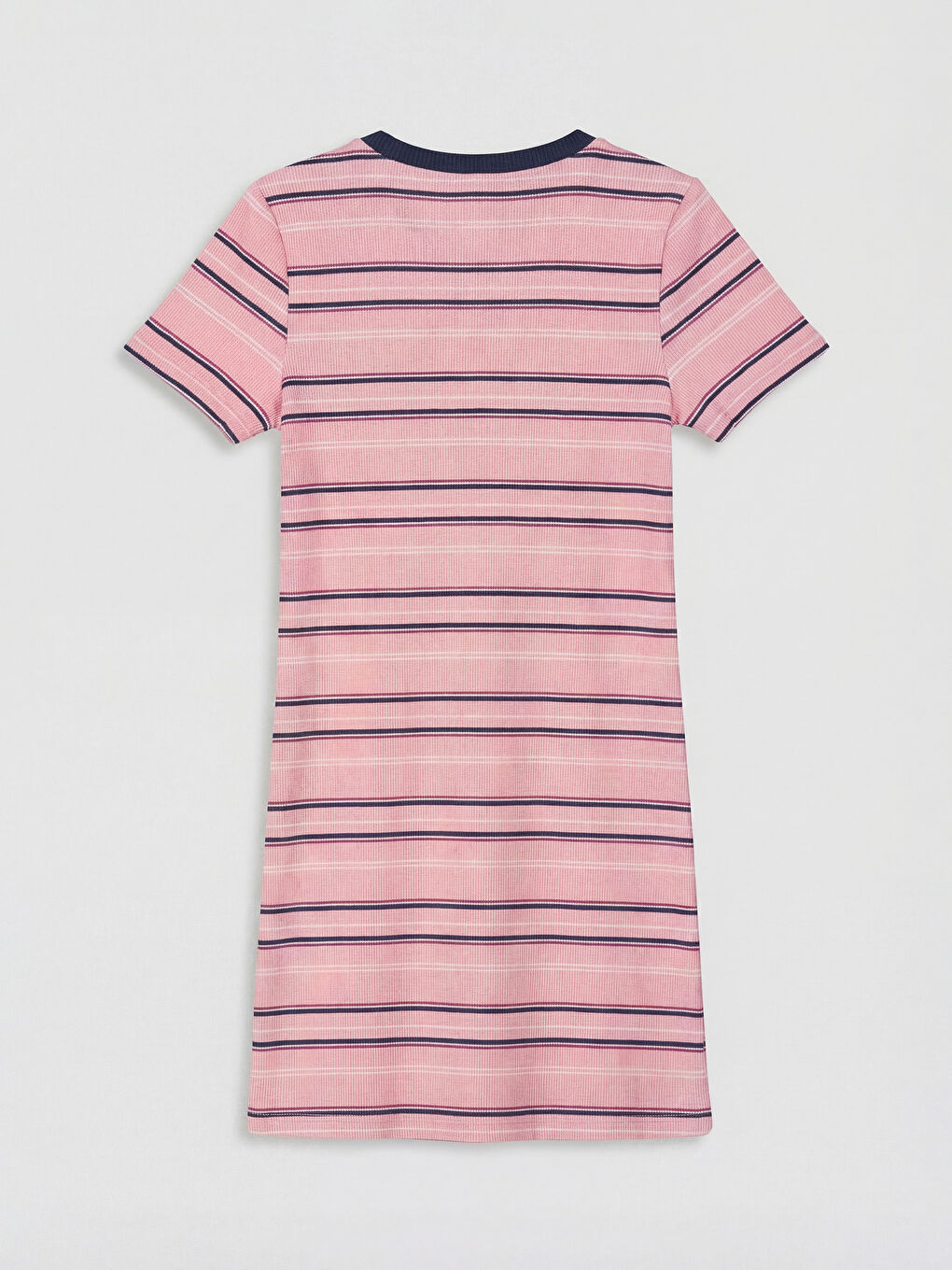 Pembe Hello Kitty Baskılı Kız Çocuk Fitilli Elbise-1