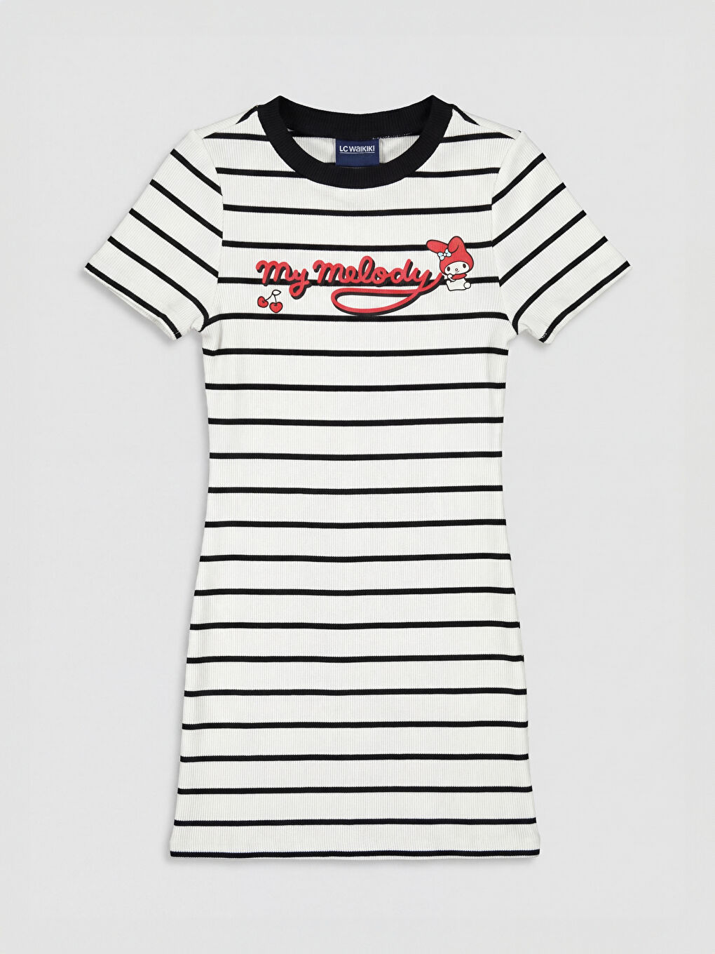 Siyah My Melody Lisanslı Kız Çocuk Elbise