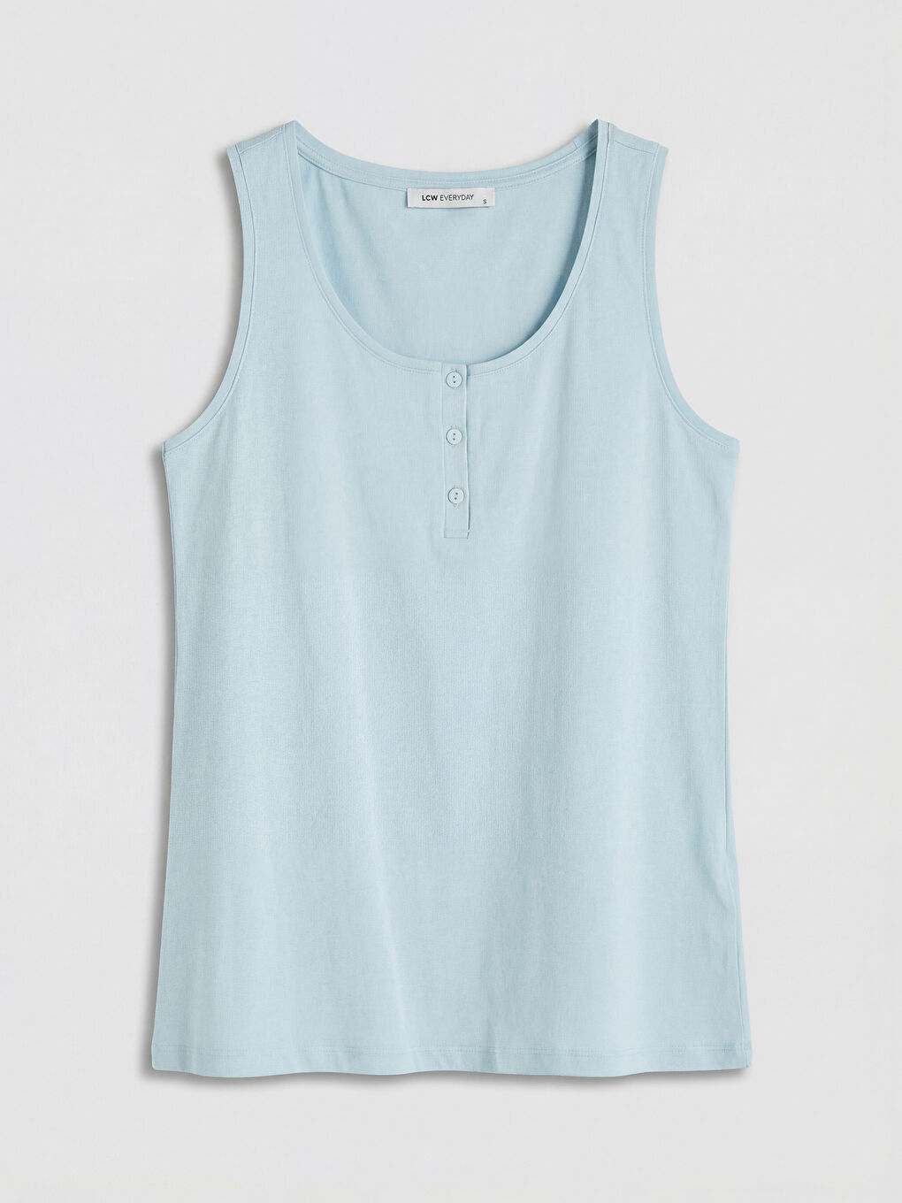 Mavi U Yaka Kadın Atlet