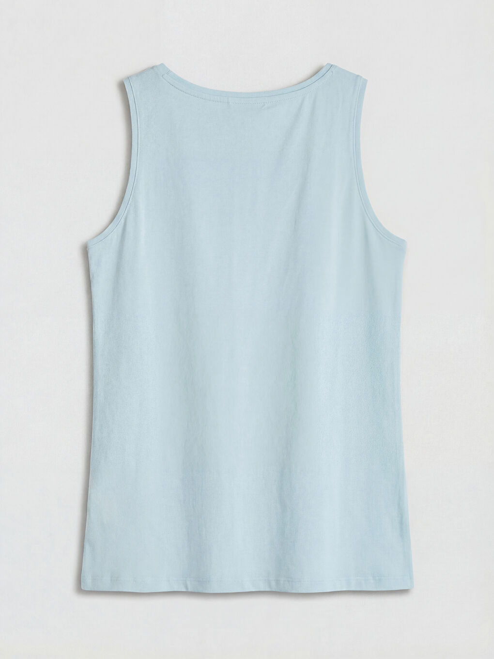 Mavi U Yaka Kadın Atlet-1