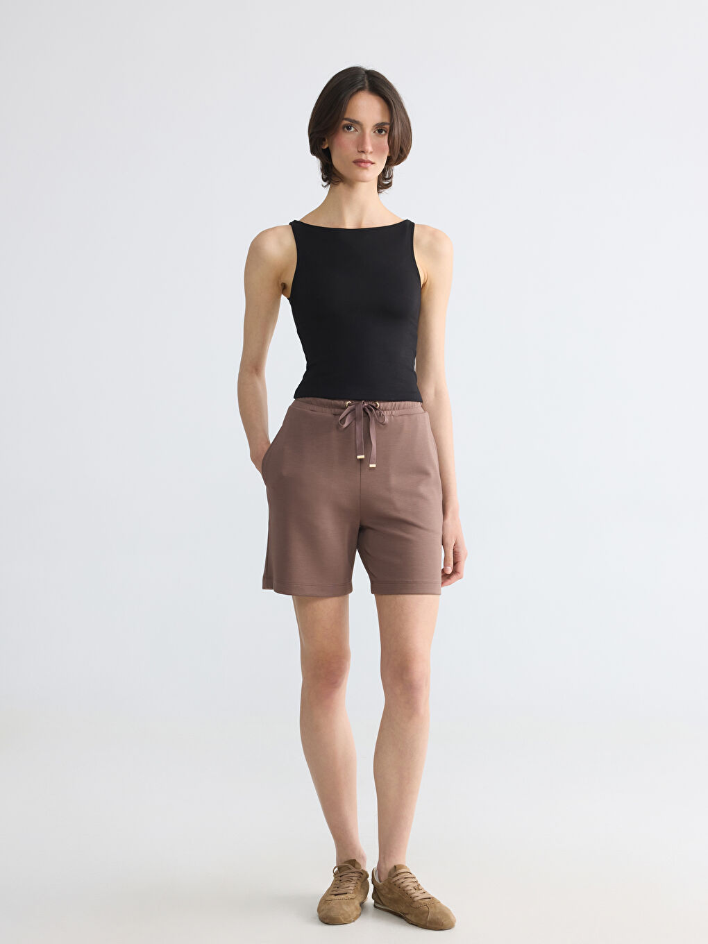 Elastic Waist Soft Touch Women's Shorts