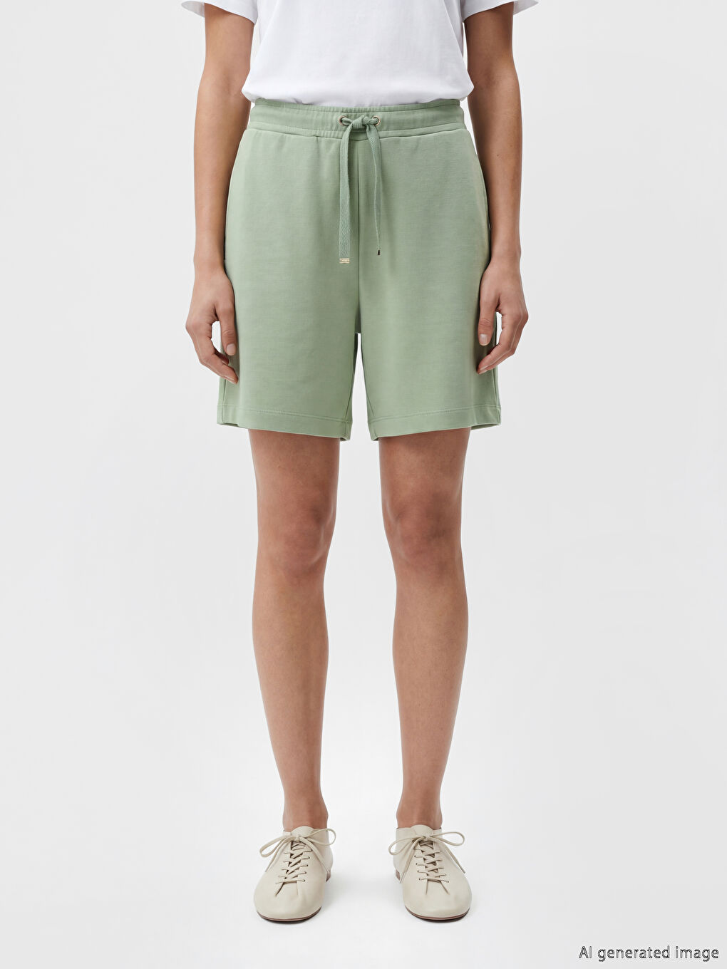 Elastic Waist Soft Touch Women's Shorts-1