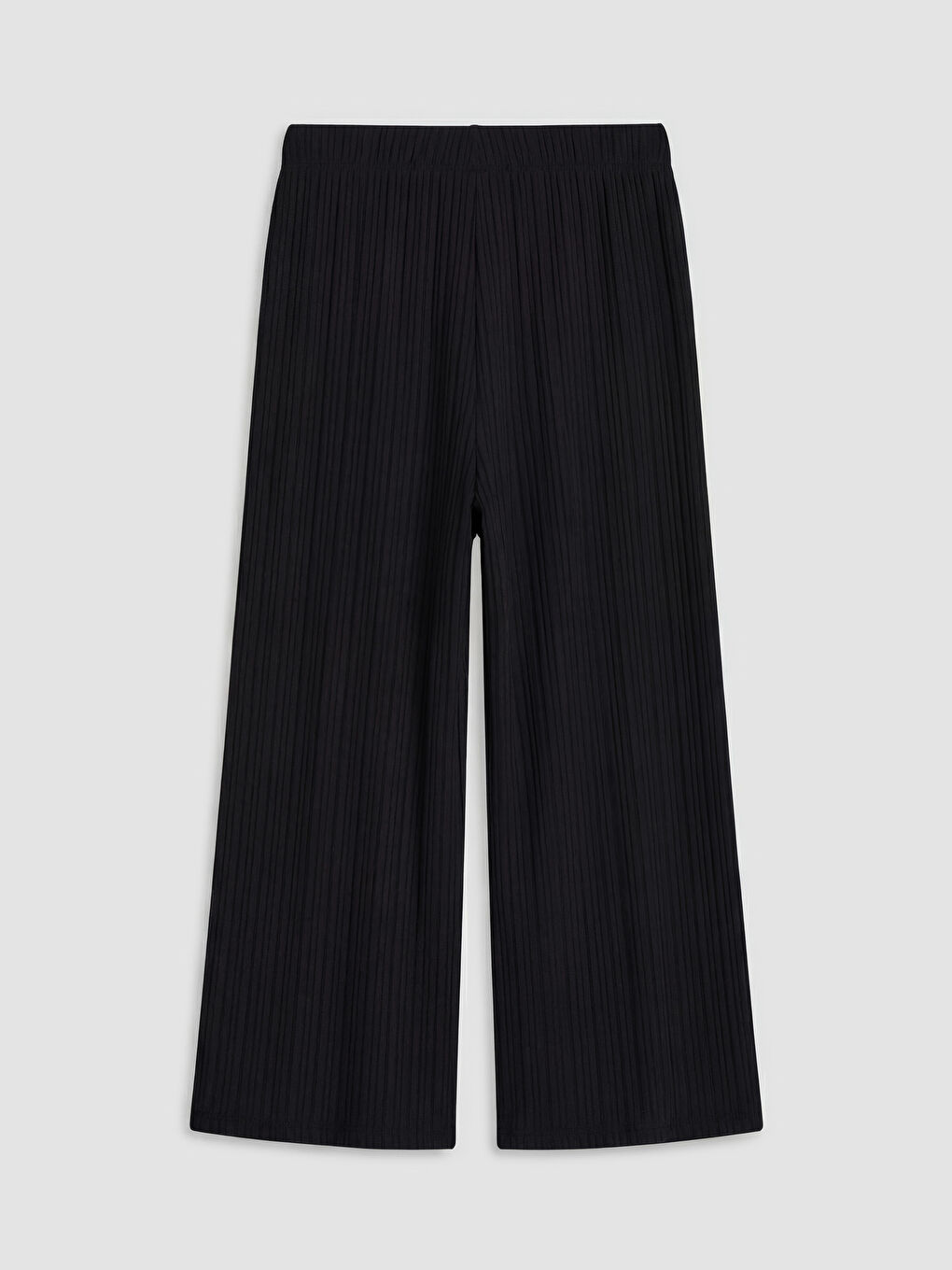 Siyah Beli Lastikli Kadın Kapri-1