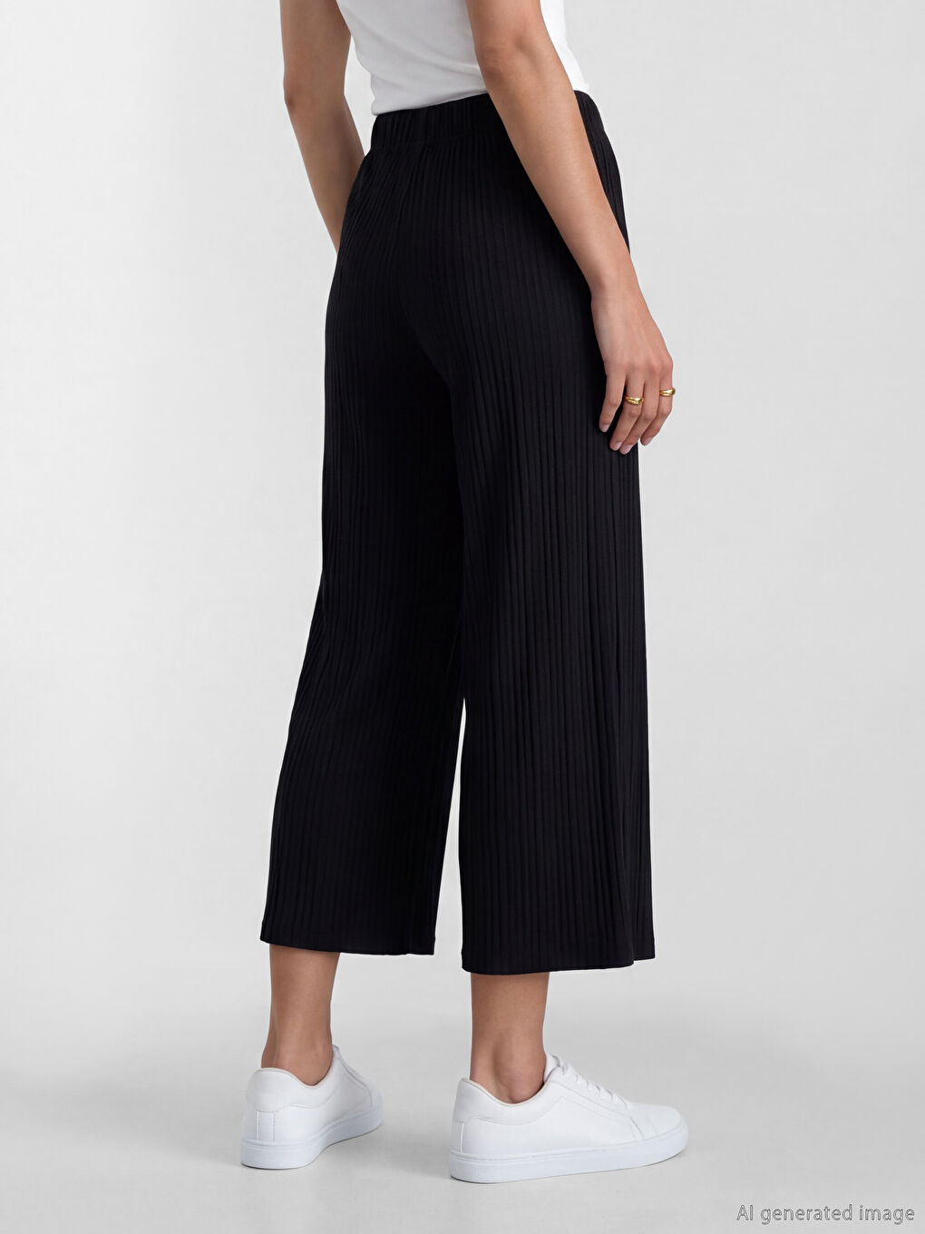 Elastic Waist Women's Capri-2