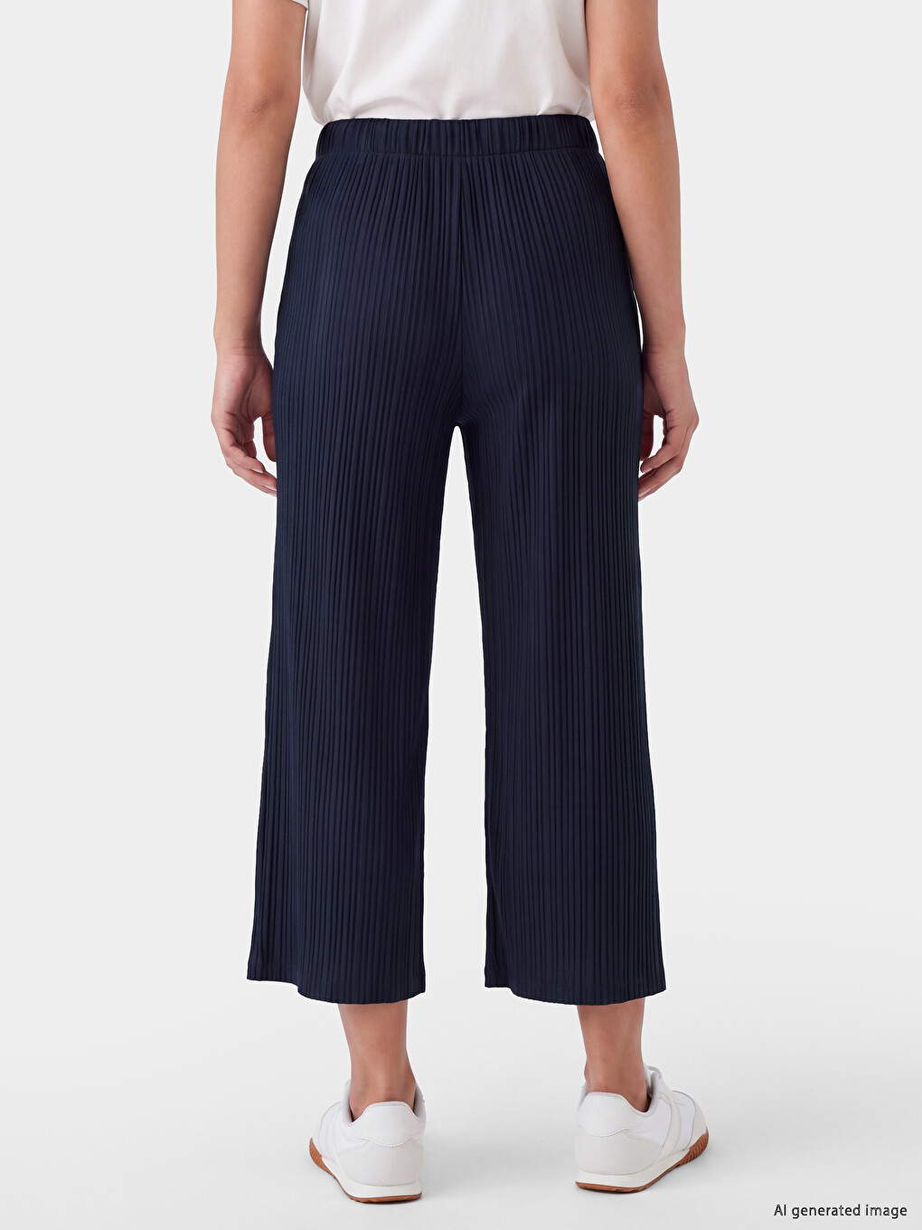 Elastic Waist Women's Capri-3